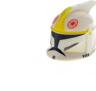 Produktbild von 1x Lego Helm Minifigur weiß SW Clone Trooper Pilot 8019 sw0191 sw0355 61189pb01