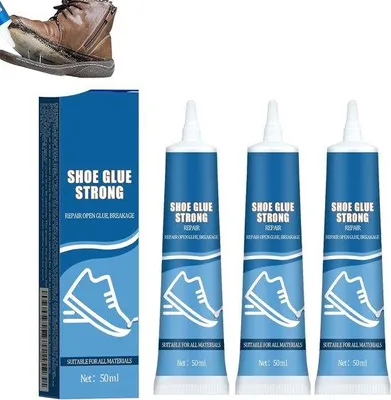Produktbild von Wasserdichtes Schuhreparaturset – Transparent – 3 x 50 ml – Extra stark haftend