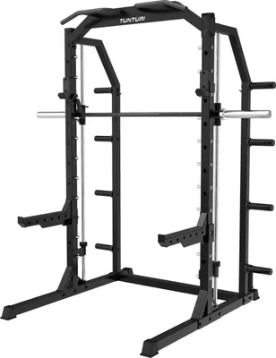 Produktbild von Tunturi SM70 Smith Machine Kraftstation – Fitnessgerät für den ganzen Körper – Plate Loaded Homegym – Belastbar bis 300 kg