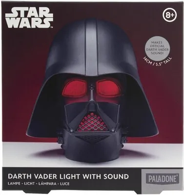 Produktbild von Paladone Darth Vader Light with Sound, Umgebungsbeleuchtung, Schwarz, Universal, AAA, 140 mm, 170 g