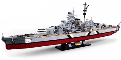 Obrázek produktu pro Sluban M38-B1102 - Model Bricks - Schlachtschiff Bismarck 2in1