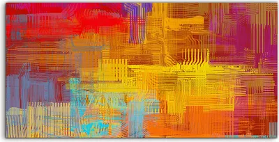 Produktbild von Coloray Acrylbild 100x50  Wandbild Acrylbilder Ausdrucksstarke handgemachte Malerei
