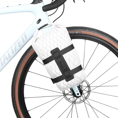 Produktbild von Fahrradtasche Rhinowalk - für Vorderradgabel BHD0013 weiß