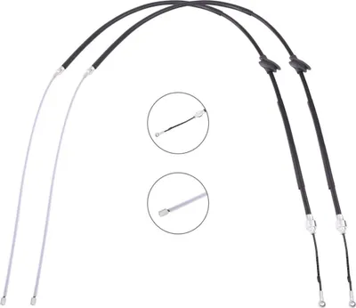 Produktbild von RIDEX Handbremsseil Seilzug Feststellbremse für VW Golf IV Schrägheck (1J1) Hinten Rechts Hinten Links 124C1180