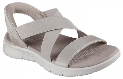 Zdjęcie produktu dla Skechers Damskie Sandały Go Walk Flex Glimmer Up taupe