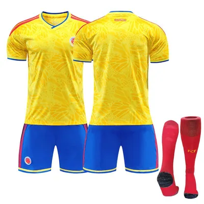 Produktbild von No name no number Colombia home ground 2026 World Cup football jersey for Kids and Adults SIZE:22
