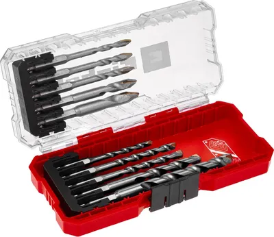 Produktbild von EINHELL Fliesenbohrer-Set, 51410, S-Case, 5-10 mm, 10-teilig