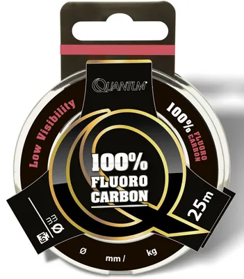 Produktbild von Quantum Fluoro Carbon Predator 25m - Vorfachschnur, Durchmesser/Tragkraft:0.25mm / 4.0kg / 9lbs