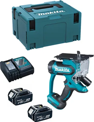 Produktbild von Trockenbausäge MAKITA DSD180RTJ (2 x 5,0 Ah + DC18RC + MAKPAC 3)