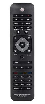 Image de Rebel PIL1033 Télécommande universelle pour téléviseurs LCD/LED Philips