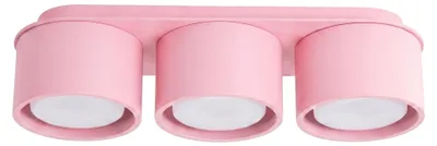 Produktbild von Plafond MODO 3 rosa Gx53 3xGx53 10W Aluminium 8.2x10.4x32.4cm Sollux Lighting