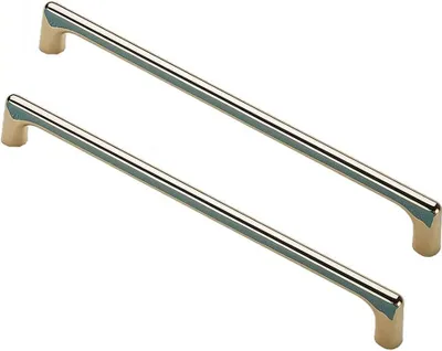 Obrázok produktu pre 320 mm úchytky na dvere Zlaté úchytky na skrinky - časti skriniek Štvorcové úchytky na zásuvky pre kuchynské kúpeľňové skrinky (2 kusy)
