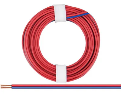 Produktbild von DONAU Elektronik 225-02 Litze 2 x 0.25 mm² Rot-Blau 5 m