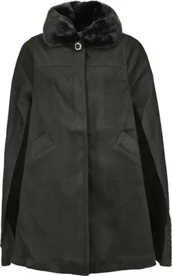 Produktbild von Hell Bunny Mantel Damen Devon Cape Coat schwarz M