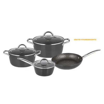 Obrázok produktu pre Michelino 7 ks riadu z nehrdzavejúcej ocele indukcia 18/10 nerezová oceľ sada hrncov pokrievka panvica gastronómia
