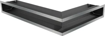 Immagine prodotto di Griglia di ventilazione angolare LUFT sinistra 60x40x9 in acciaio inox