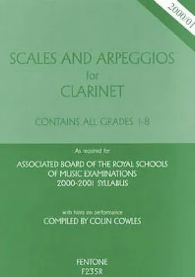 Produktbild von Scales and Arpeggios grades 1-8for clarinet and guitar