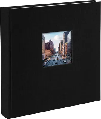 Image de Album photo Goldbuch Bella Vista, noir, en lin, 25 x 25 cm