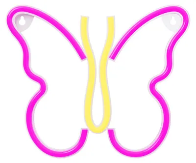 Productafbeelding van Neon LED vlinder, roze, model Róż Nne03, merk Neolia