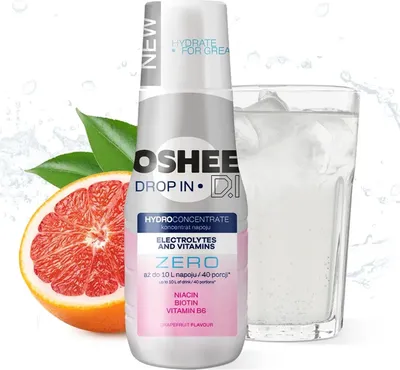Image de OSHEE Licorice ZERO Grapefruit Vit + Electrolyte Sirup 500ml