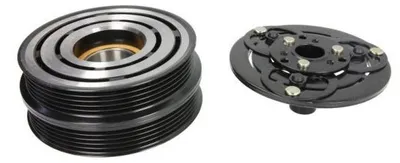 Produktbild von THERMOTEC KTT040270 Magnetkupplung Klimakompressor für FORD Focus II Schrägheck (DA, HCP, DP) Klimaanlage A/C