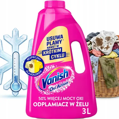 Produktbild von Vanish Oxi Action Pink Fleckenentferner-Gel 3 l