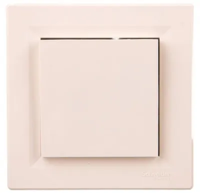 Immagine prodotto di presa 2p+PE con sportello, crema Schneider Asfora