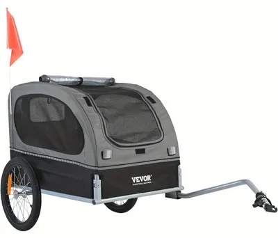 Immagine prodotto di Carrello per cani - Bicicletta con carrello per cani - Passeggino per cani - Rimorchio per cani - Carro per cani - Carico massimo: 45 kg
