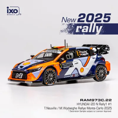 Produktbild von Hyundai i20 N Rally1 #1 T.Neuville/M.Wydaeghe Rally Monte-Carlo 2025 IXO 1:43