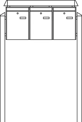 Produktbild von Burg-Wächter Briefkasten-Anlage 86470 W 86470