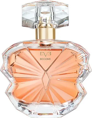 A perfume bottle on a white background.