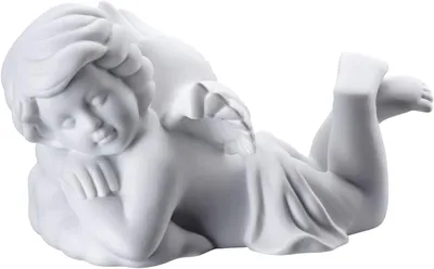 Produktbild von Rosenthal Engel träumend gross weiss matt 14 cm