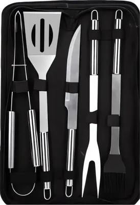 Immagine prodotto di Set di posate per barbecue in una valigetta 6 in 1