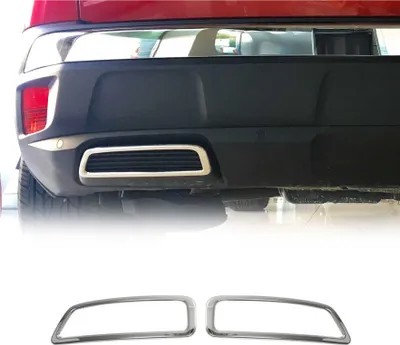 Image de Cadre d'échappement pour Peugeot 3008 2016-2020 acier inox 2 Pcs
