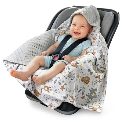 Immagine prodotto di Coperta avvolgente in cotone 100%, con cappuccio