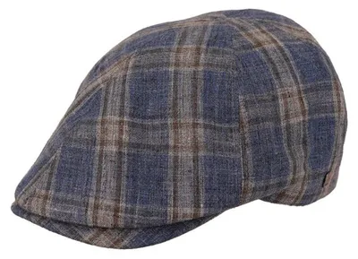Produktbild von Balke sommerliche Leinen Sportmütze Duck JAN mit Baumwollfutter, blau, Gr. 60/XL