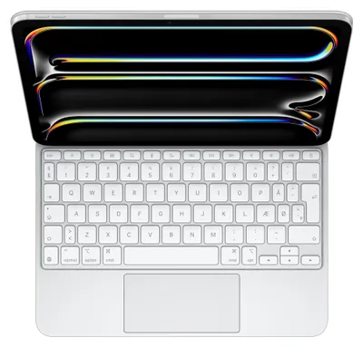 Produktbild von Apple Magic Keyboard, QWERTY, Dänisch, Trackpad, Scherenschalter, 1 mm, Apple