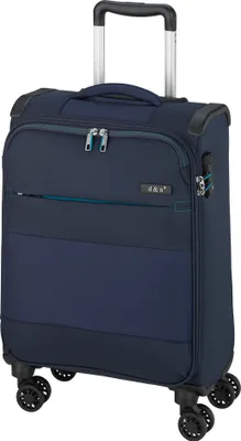 Produktbild von 40 Li Handgepäck Reisekoffer Trolley 4 Rollen 58 Du Blau 2,2 kg Leicht Bowatex
