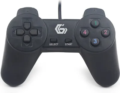 Image de gembird Gamepad USB Gamepad 10 Tasten 4-Wege Digital Pad