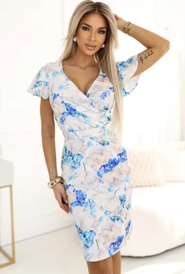 Zdjęcie produktu dla Numoco damska mini sukienka Nina biała XS