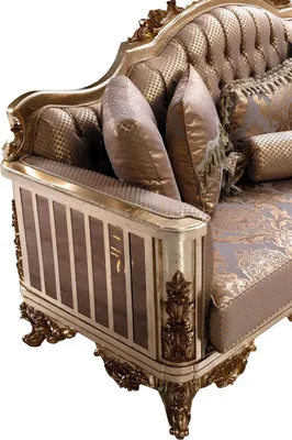 Produktbild von Sofa 3 Sitzer Wohnzimmer Couch Textil Luxus Klassisch Design Dreisitzer