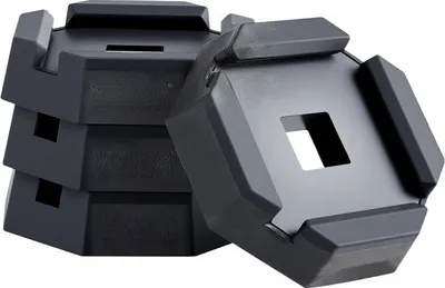 Produktbild von 4 x RV-Nivellierpads 2300kg - Anhängerheberpads für 139,7mm Quadratfuß - Optimale Anhängerausrüstung