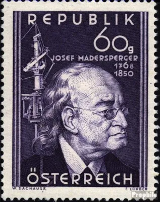Produktbild von Briefmarken Österreich 1950 Mi 951 (kompl.Ausg.) postfrisch J. Madersperger