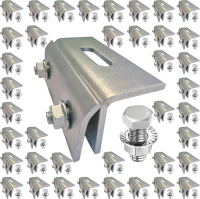 Produktbild von 10 Module Montageset Blechdachklemme mit Sechskantkopf 17