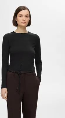 Obrázok produktu pre Slim Fit Tričko s dlhým rukávom Bežnému výstrihom | M