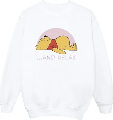 Produktbild von Disney - "Relax" Sweatshirt für Damen BI42987 (XXL) (Weiß)