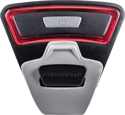 Immagine prodotto di Fanale posteriore per casco CRATONI "Tipo I", per casco Pure, nero
