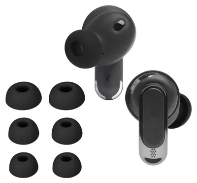 Produktbild von kwmobile 6x Polster kompatibel mit JBL Tour Pro 2 - 3 Größen - Silikon Ohrstöpsel In-Ear Kopfhörer