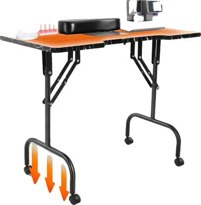 Immagine prodotto di Tavolo per chiodi portatile, dimensioni 90*40*72 cm, portata massima 30-40 kg, tensione del separatore di polvere 220 V, potenza dell'aspirapolvere 6W, velocità dell'aspirapolvere 2800 giri/min