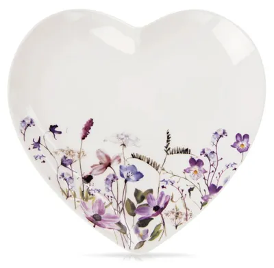 Obrázok produktu pre Servírovací tanierik – taniereik z porcelánu v tvare srdca – 17,5 x 17 cm